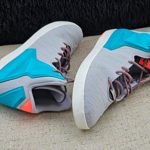 Nike Men Sneaker High Top Gray/Blue Shoes Lace Up Size 11US 45EU - Picture 12 of 12